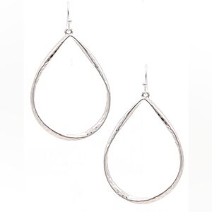 Elegant Silver Teardrop Earrings